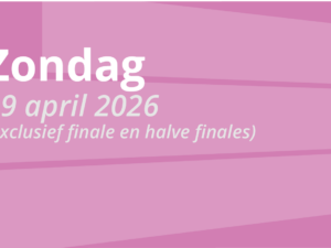 NTT 2026 Zondag Met 1/4 finale