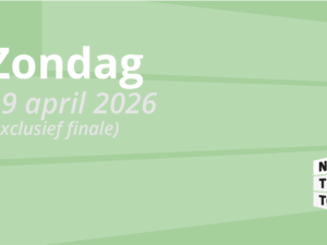NTT 2026 Zondag Zonder Finale